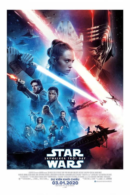 Poster phim Chiến Tranh Giữa Các Vì Sao: Phần IX - Skywalker Trỗi Dậy